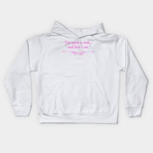 You Made a Wish and Here I Am Kids Hoodie